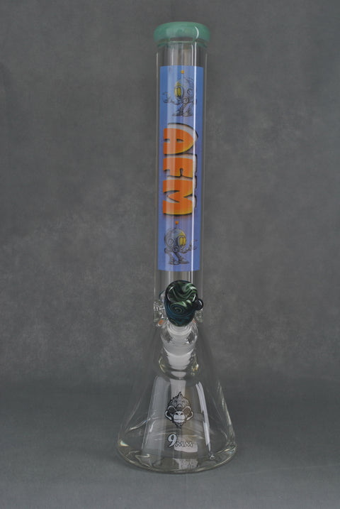 AFM Glass 18" 9mm Hug Beaker 2.0