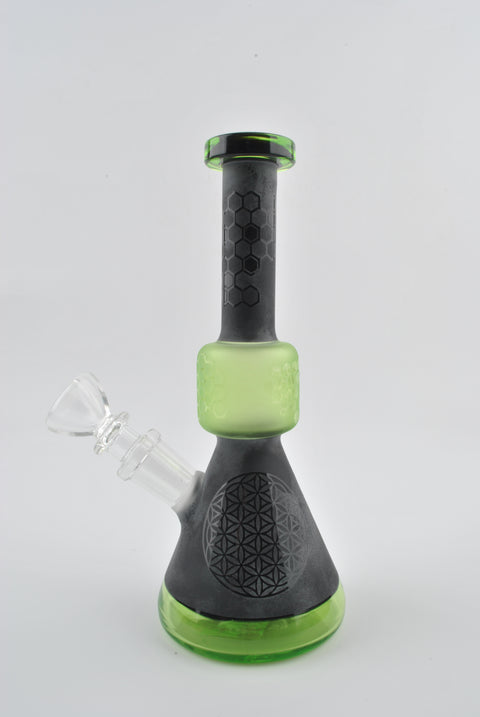 Fluorescent Green & Sandblasted Mini Tube