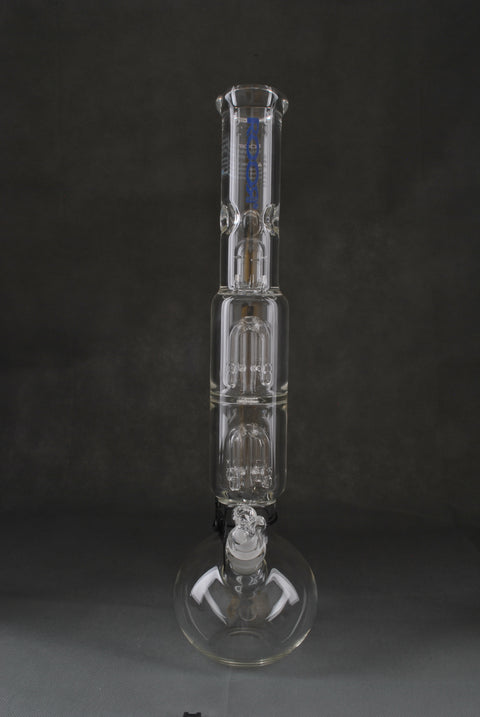 RooR Tech 18inch Bubble Bottom w/ Stacked 4 Arm Tree Perc