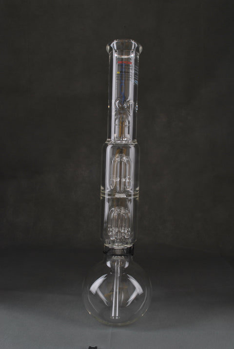 RooR Tech 18inch Bubble Bottom w/ Stacked 4 Arm Tree Perc