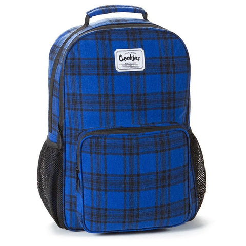 Cookies Lumberjack Smell Proof Plaid Flannel Backpack